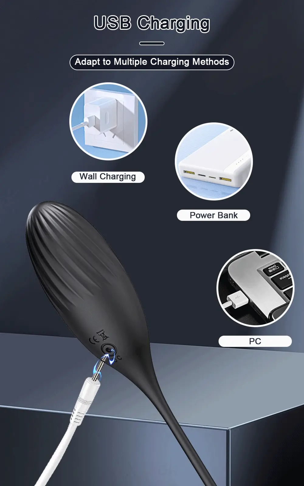 ALWUP cock ring with prostate massager - anel peniano vibratório recarregável com estimulador anal e controle remoto sem fio