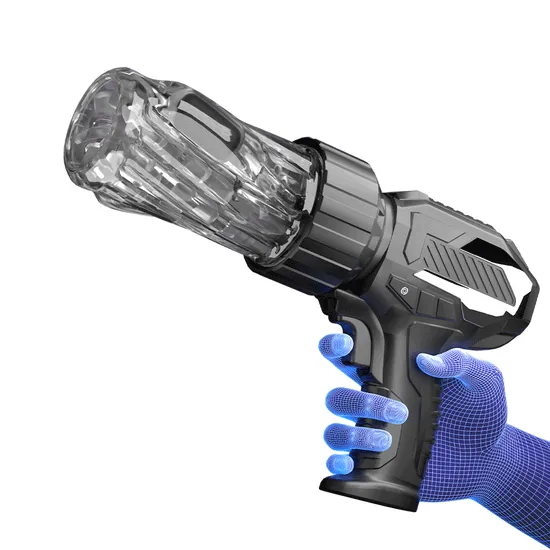 Love Drill Gun Shape - Masturbador Automático Masculino 5 em 1 Rotativo com Vai e Vem