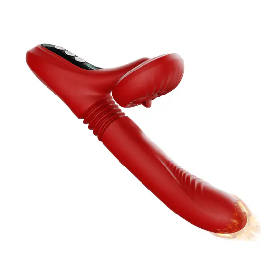 M. John - Vibrador de ponto g recarregável com movimento vai e vem função de aquecimento